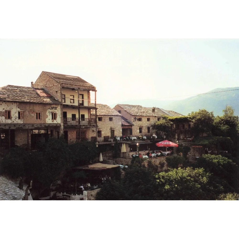 Vintage 1999 Bosnia Mostar SFOR US Soldiers War-Damaged Town Photo Lot of 8 - Picture 2 of 8